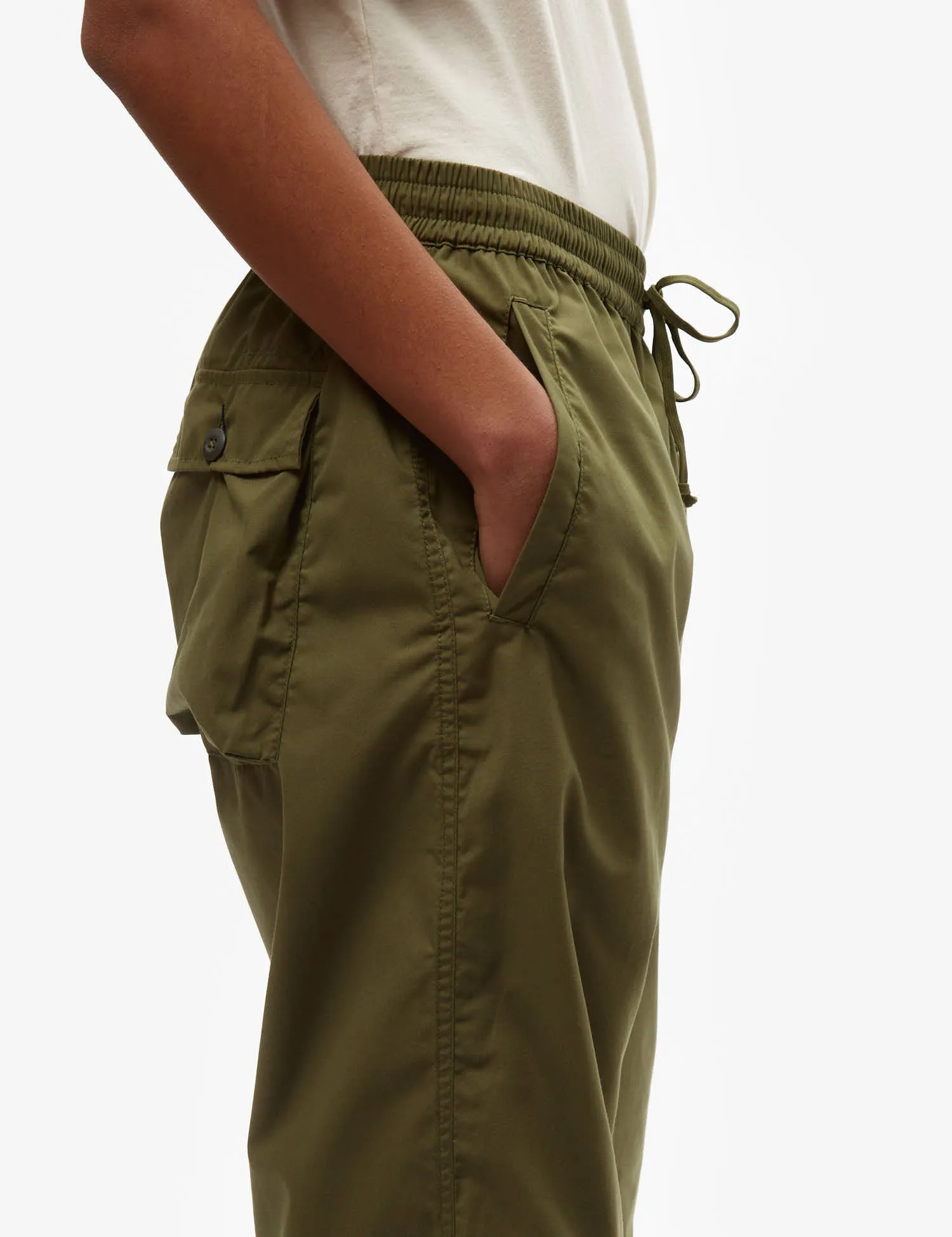 Universal Works Parachute Pant (Recycled Poly) - Olive Green