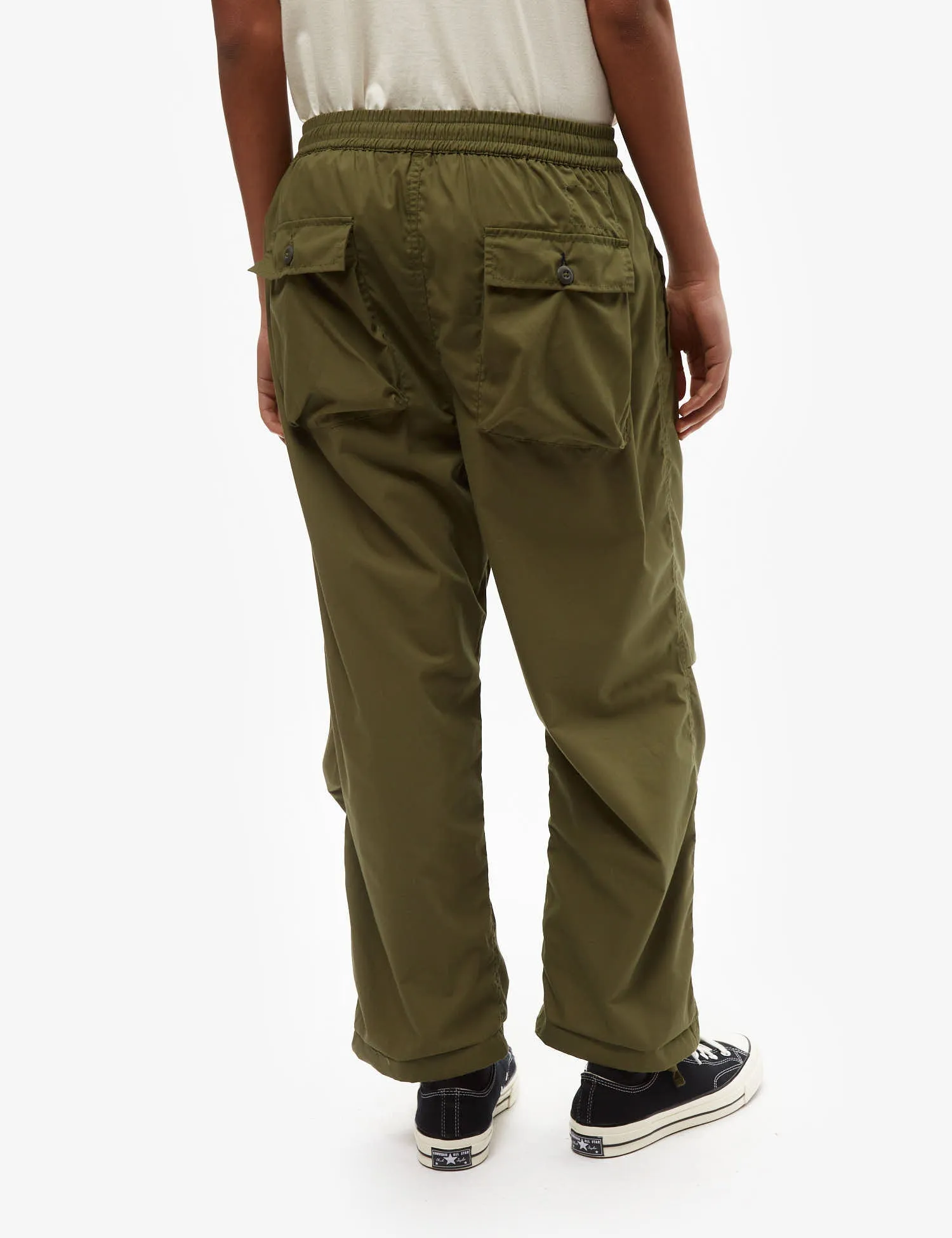 Universal Works Parachute Pant (Recycled Poly) - Olive Green