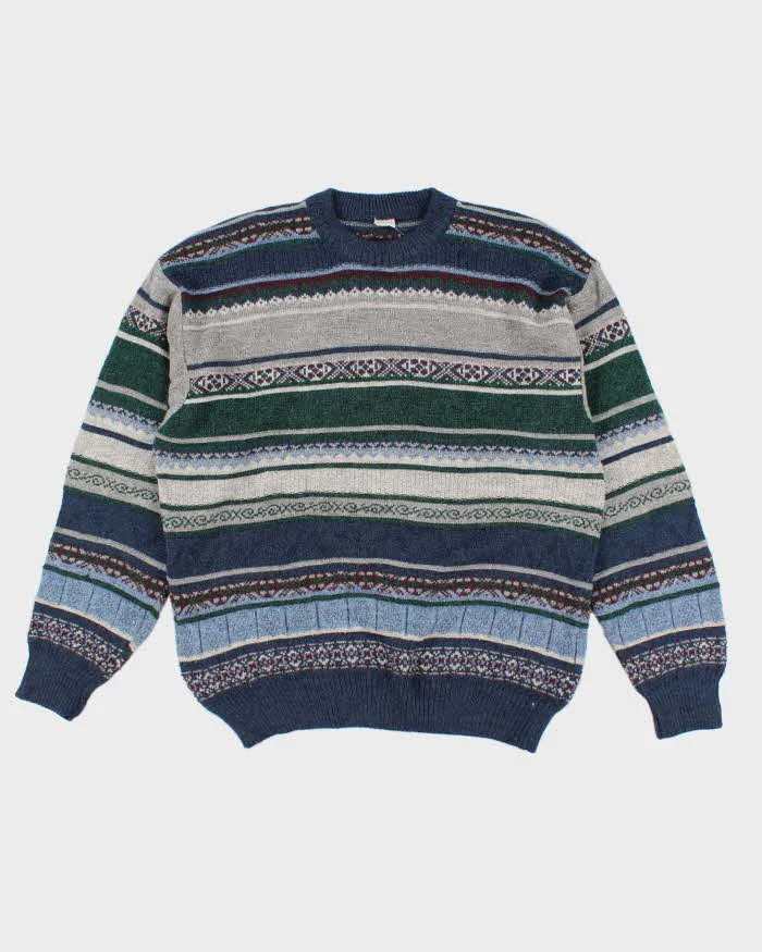 Vintage 80s/90s Grandad Jumper - M