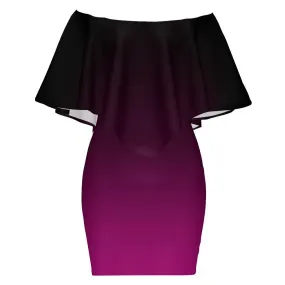 Women's Off-shoulder Shawl Skirt (MXLD017) Shawl skirt