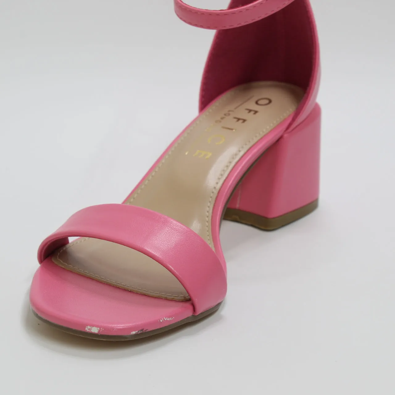 Womens Office My Way Two Part Sandals Hot Pink